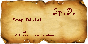 Szép Dániel névjegykártya